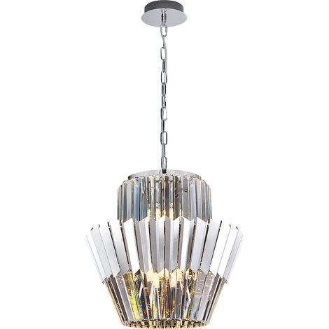 DONNA CHROME Kronleuchter 9xE14 (1/5)