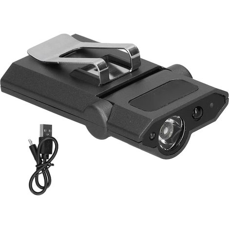 Lampes Frontales à Clip Clip LED sur les Lumières du Capuchon Rechargeable USB Lampe de Poche Clip Ultra Bright Mains Libres Chapeau Light Lampe de Poche Lampe Frontale pour Camping Pêche Al (1/5)