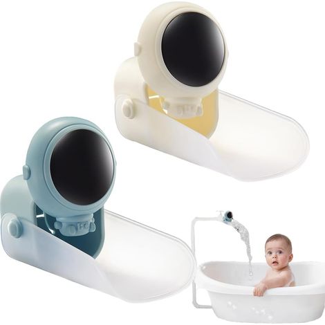 2-teiliges Set bestehend aus Wasserhahnverlängerung und Griffverlängerung für Kinderwaschbecken,