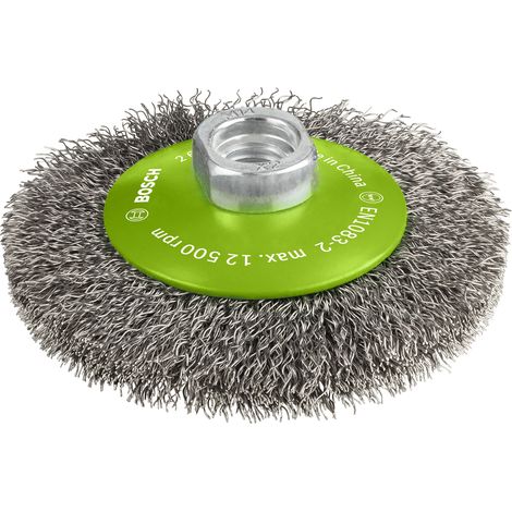 Bosch Brushing PRO Stainless Steel clean Bevel Brush 100 x 0.35mm Thread