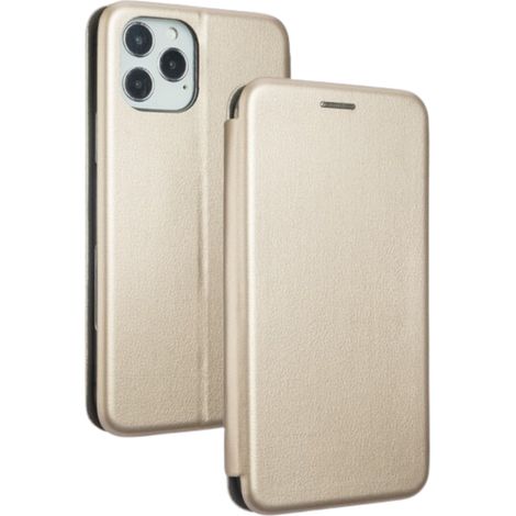 Funda magnética Beline Book para iPhone 12/12 Pro de 6,1 pulgadas, color oro/oro