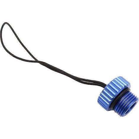 Bouchon anti-poussière bleu pour robinet DIN de bouteille de plongée sous-marine 5/8-14NPS (1/5)