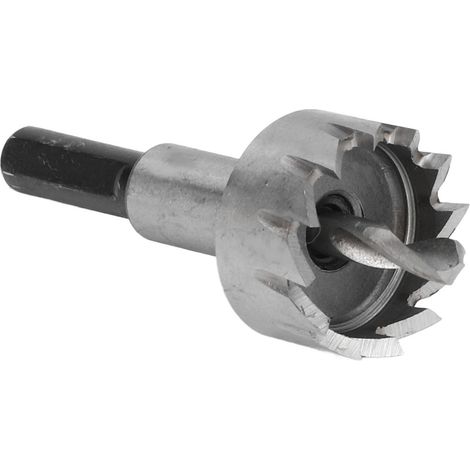 Mèche d'alésage de 26 mm à 3 dents en acier rapide pour le travail du bois, avec clé hexagonale (1/5)