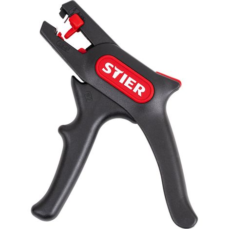 STIER Automatische Abisolierzange, 0,2 - 6,0 mm², 165 mm, Abtastsystem und Längenanschlag für hohe Präzision (1/5)