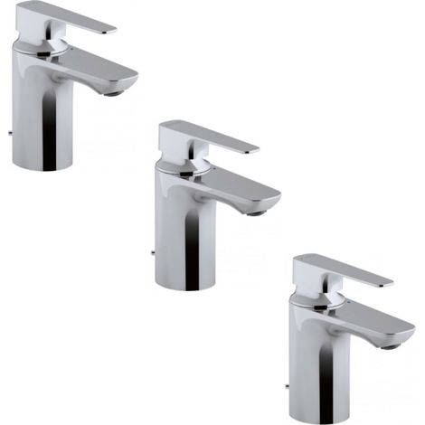 Conjunto 3 mezcladores de lavabo JACOB DELAFON Aleo+ sin tirador (1/5)