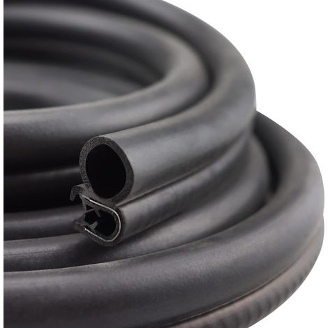 CCYKXA Universal Car Door Seal, Rubber Door Seal, Trunk Seal, Rubber Door Seal for Cars, Campervans, Boats (6m)