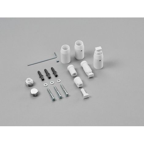 Kit de fixation murale pour Zeno RAL 9016