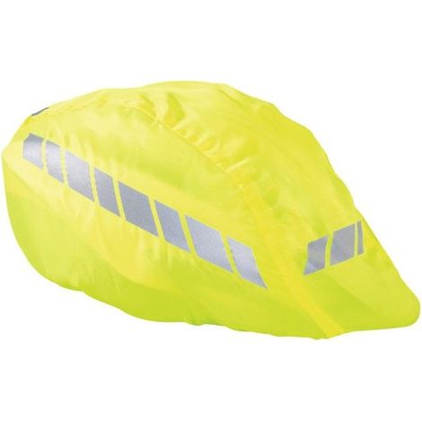 Housse pour casque de vélo, réfléchissante, hydrofuge, jaune fluo