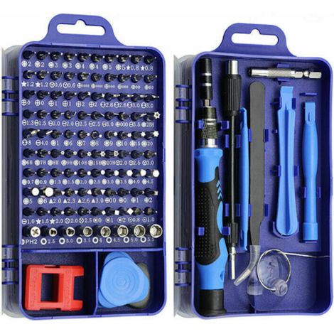 EASYCOMFORT Kit Tournevis de Précision Magnétique 115-en-1 - Outils de Réparation Portable (1/4)