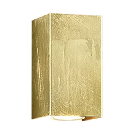 Aplique de pared interior Trio Cleo 15×8 cm. Salón y dormitorio. Estilo moderno. Metal. Color dorado (1/2)