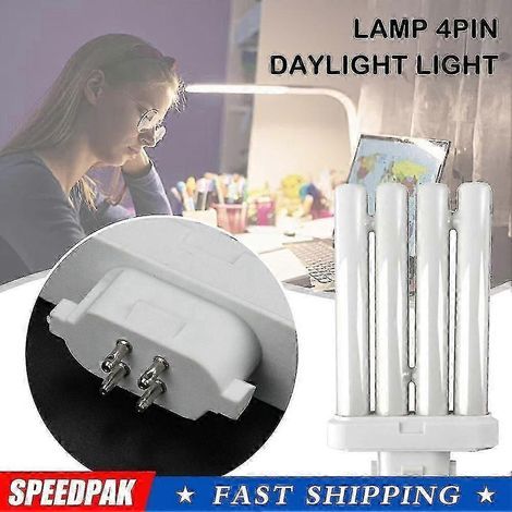 Lampe fluorescente quadruple T4e9 27 W FML 6500 K à 4 broches. solution d'éclairage compacte et écoénergétique. lumière blanche brillante (1/5)