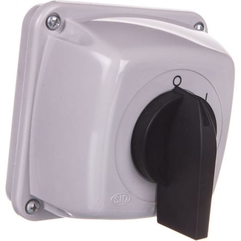 Interruptor de leva 0-1 1P 16A IP44 Arc 16-53 en carcasa 921653