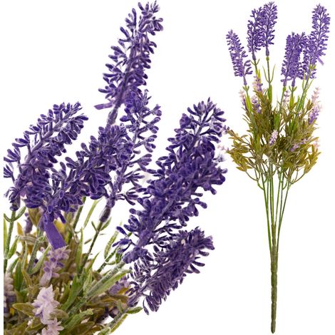 Fiori artificiali di lavanda, bouquet di rametti di lavanda CV08596 (1/5)