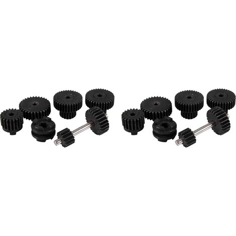 2 Ensemble D'Engrenages en MéTal avec 370 pour BoîTe de Vitesse de Changement de Vitesse pour B1 B24 B16 B36 C24 1/16 4WD 6WD Rc Voiture, B (1/5)