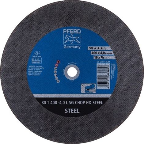 80 T 350-3.0 L SG CHOP HD STEEL/25.4 - PFERD