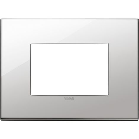 Placca 3M nichel Vimar  22653.81
