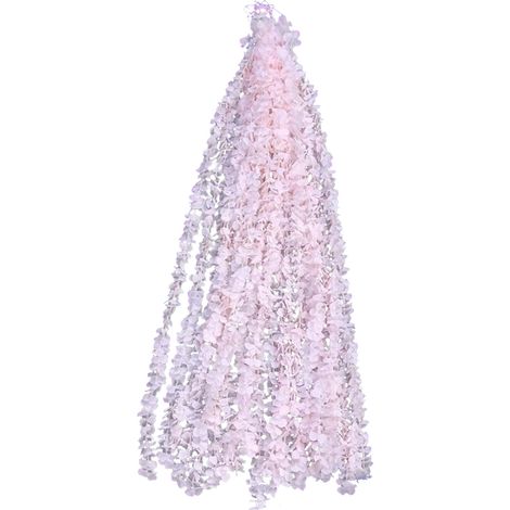 10 künstliche Glyzinien-Hängeblumen aus Seide, Glyzinienranken-Girlande, künstliche Glyzinienranken, Hängeblumen für Partys, Heimdekoration (1/2)