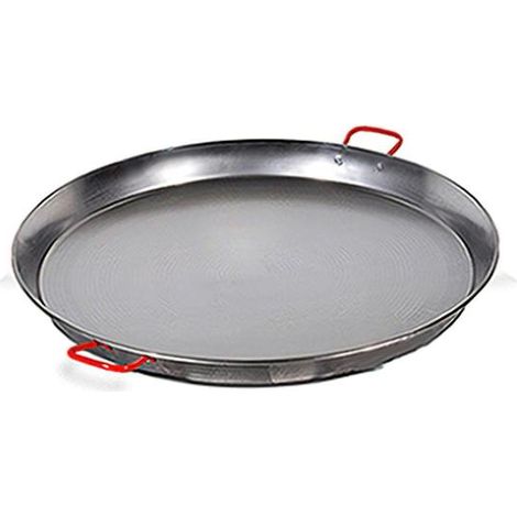 paellera valenciana de 36 cm. pulida para 7 personas