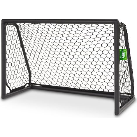 EXIT Scala aluminium football goal 4x2.6ft - black