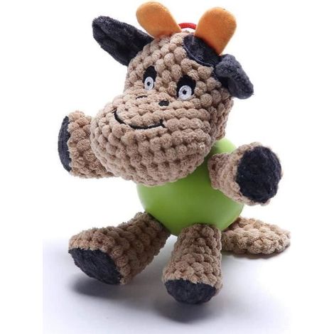Jouet interactif pour chien,Jouet en Peluche grinçant pour Chien,pour Chien Convient aux Petits,Moyens et Grands Chiens (1/4)