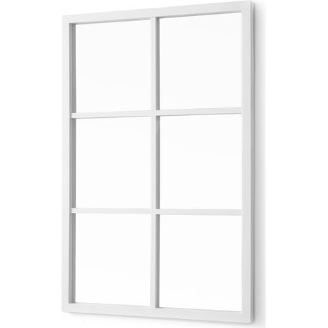 Rechteckiger Spiegel mit Sprossen, 71 × 49 cm