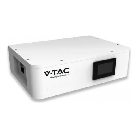 Batteria di Accumulo Impilabile 5.12kWh LiFePO4 per Inverter Fotovoltaici Alta Tensione CEI 0-21 51.2V 100Ah Garanzia 10 Anni IP65 SKU-12151