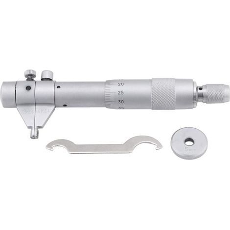 Micrometro interno, per foro di diametro interno, Jauge da 5 a 30 mm, Precisione di 0,01 mm, Lettura ripetibile, per varie misure di dimensione interna (1/4)
