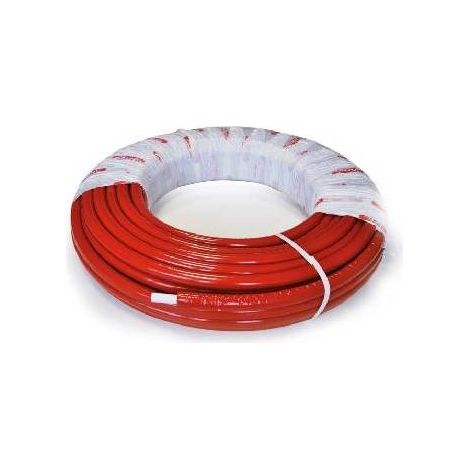 50 x TUYAU MULTICOUCHE NICOLL SYSTEM ISOLÉ ROUGE Dimensions : 20 x 2