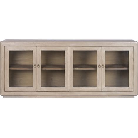 Buffet Olmo Macizo Cristal 200X44X85 Natural (1/5)