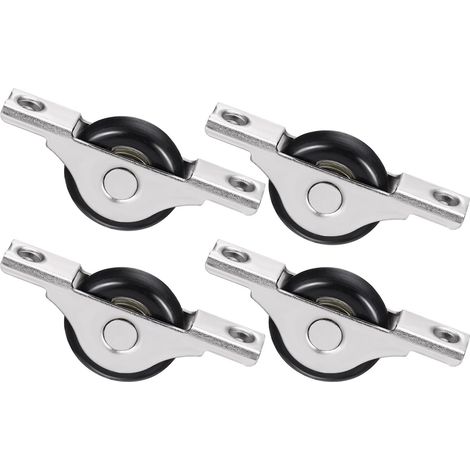 Schiebetürrollen Leichtgängige Laufrollen aus Nylon und Metall 30mm 4 Stück Gleiten Tragbares Des... (1/5)