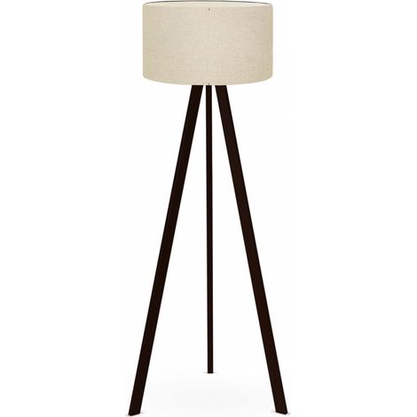 Lámpara de pie, lámpara de pie, iluminación de salón. Lamp Beige