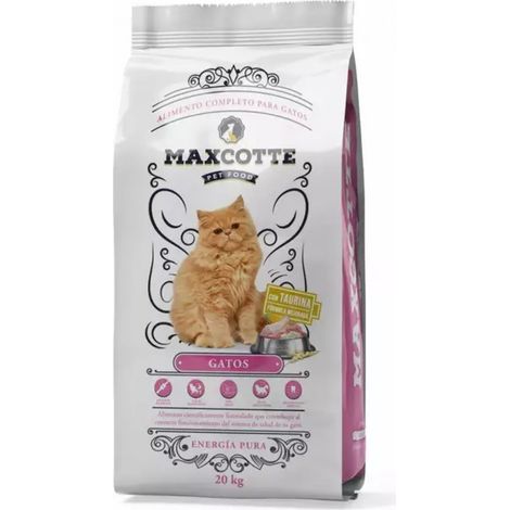 Alimento seco para gatos Maxcotte Gatos 20 kg (1/2)