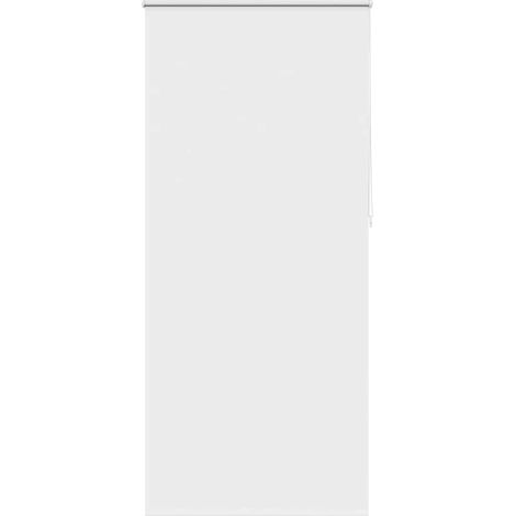Estor enrollable opaco 104,4x230 cm, tela, ancho 100 cm, blanco vidaXL