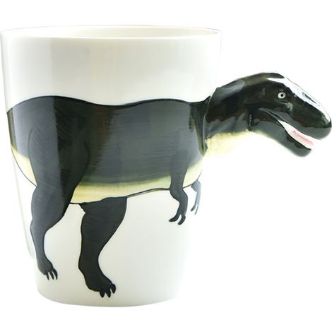 Dinosaurier-Keramikbecher 400 ml – Niedlicher Bürobecher fürs Frühstück (1/5)