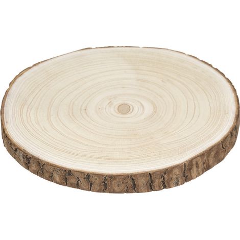 Table de Noël Assiette de présentation Rondin pour un effet nature - Feeric Christmas (1/2)