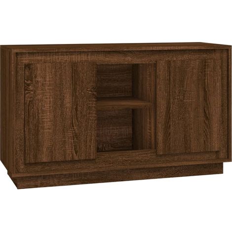 Sideboard Brown Oak 102x35x60 cm Engineered Wood vidaXL