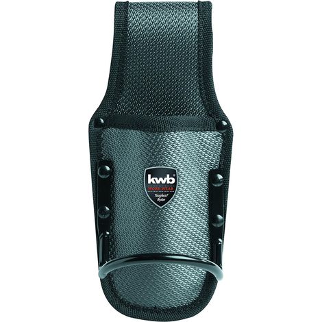 kwb Werkzeugtasche (Messertasche aus Nylon, mit Metallclip am Gürtel tragbar, für handelsübliche Cuttermesser, mit und ohne Hammerhalter) (1/4)