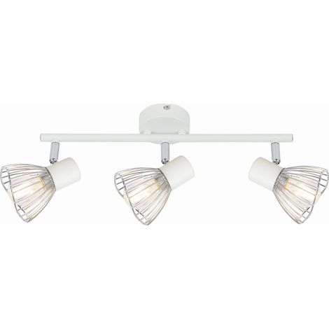 Plafoniera Candellux Fly 93-61973 bianca cromo 3xE14 (1/3)