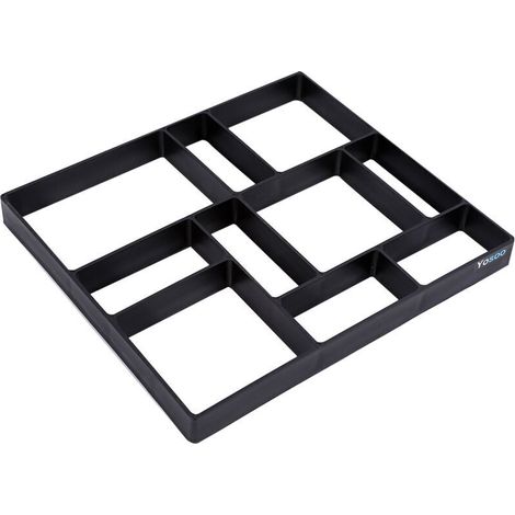 Moule à pavé béton pour allées et terrasses, kit de moulage DIY pour créer dalles décoratives en ciment, aménagement extérieur jardin (1/4)