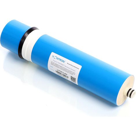 Membrana RO VONTRON 400G 1500l/día 400GPD Equipo de ósmosis inversa Ø74mm Filtro de agua Tratamiento