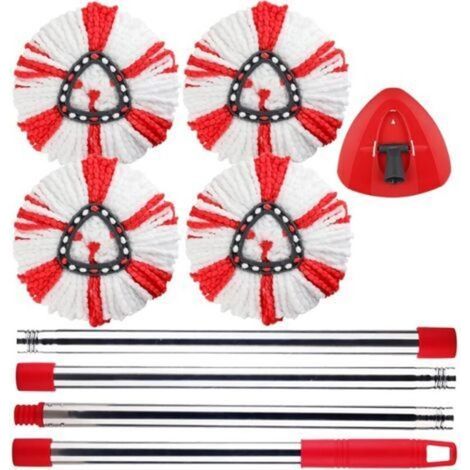 Replacement mop head for VI-Leda mop, microfiber mop compatible with the VI-Leda Turbo 2-in-1 tank system, wet and dry mops (1/5)