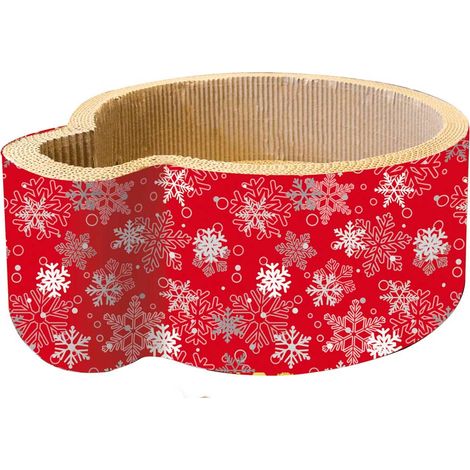Tiragraffi in cartone di Natale modello Xmas per gatti