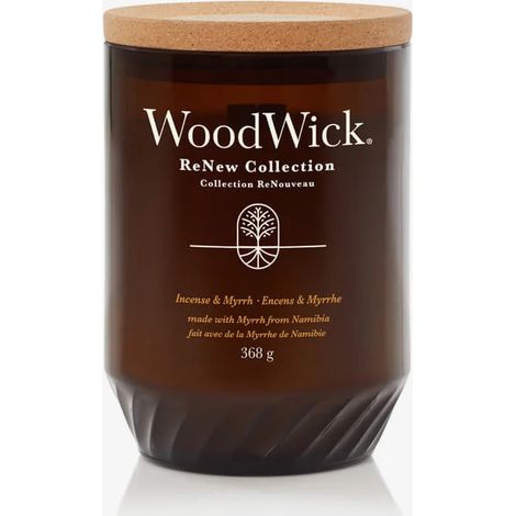 Woodwick - renew incense myrrh candle kadidlo a myrha - vonna svicka 3680g