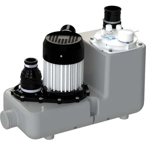 SFA – Station de relevage eaux chaudes jusqu'à 90 °C – Pompe et cuve pour eaux chargées – Débit élevé jusqu'à 8m – Compact pour local commercial