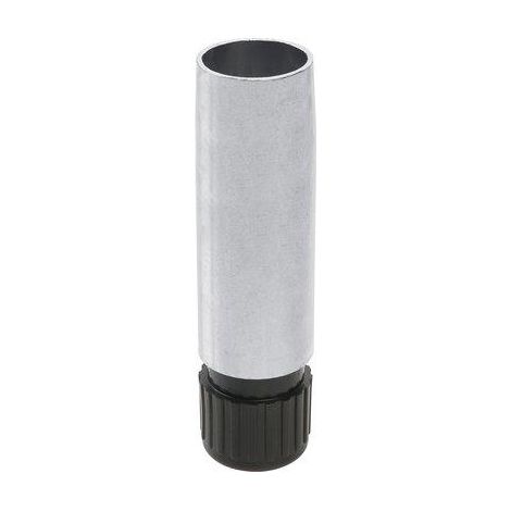 Pied en acier 323 noir ht 100 mm (1/2)