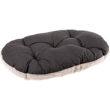 Cushion - FERPLAST - RELAX 78/8 - 78 x 50 cm - Fabric and fur (1/3)