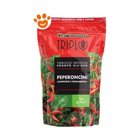 TERRICCIO PER PIANTE DI PEPERONCINO 1,5L BIO TERCOMPOSTI
