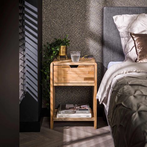Bedside Table Sleek ThearTeak (1/5)