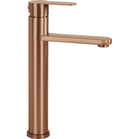 Rubinetto Del Lavabo Rea Arcos High Brush Copper (1/5)