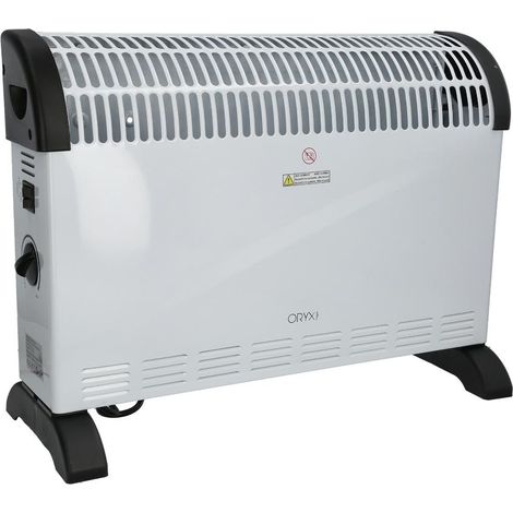 Radiateur électrique oryx Termoconvecteur gris 2000W compact (1/2)